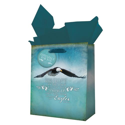 On Wings Like Eagles - Is 40:31 Small Gift Bag