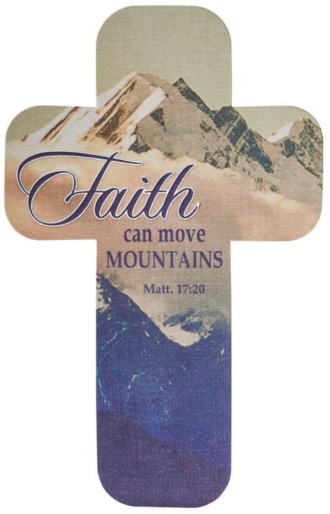 Faith Can Move Mountains Cross Bookmark Set - Matthew 17:20
