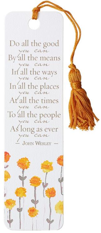 Do All the Good You Can Bookmark with Tassel - Galatians 6:9