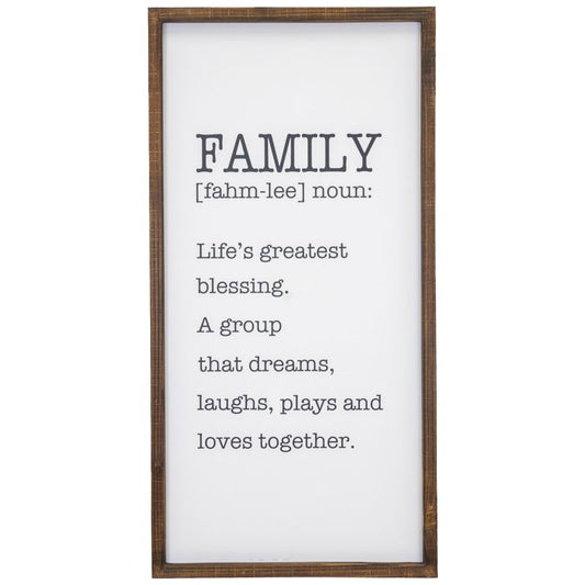 Family Plays Together Sign
