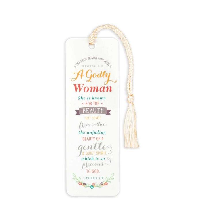 A Godly Woman Tassel Bookmark