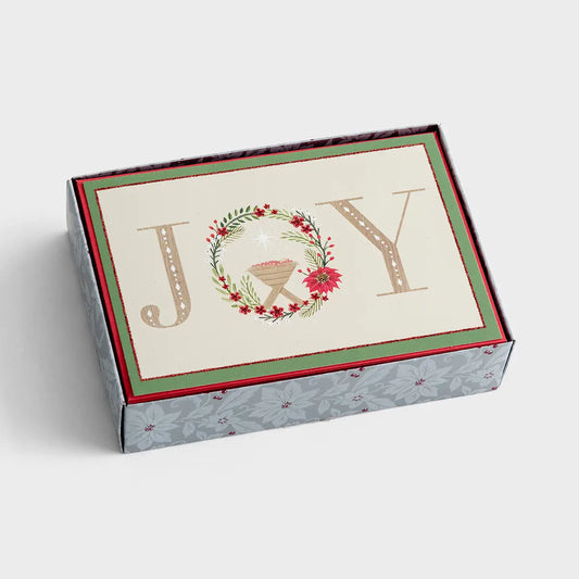 Joy - 18 Christmas Boxed Cards and Envelopes, KJV