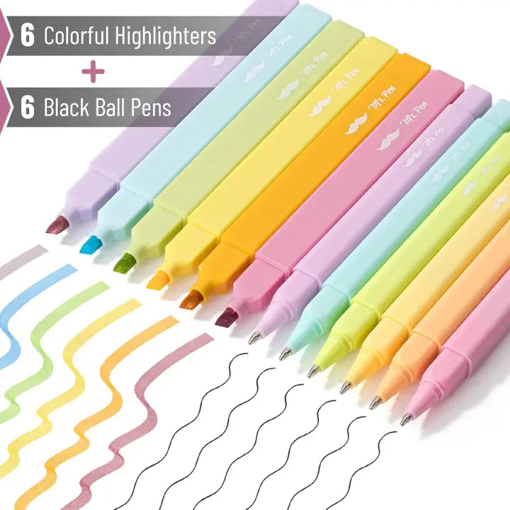 Bible Safe Pastel Highlighters Set