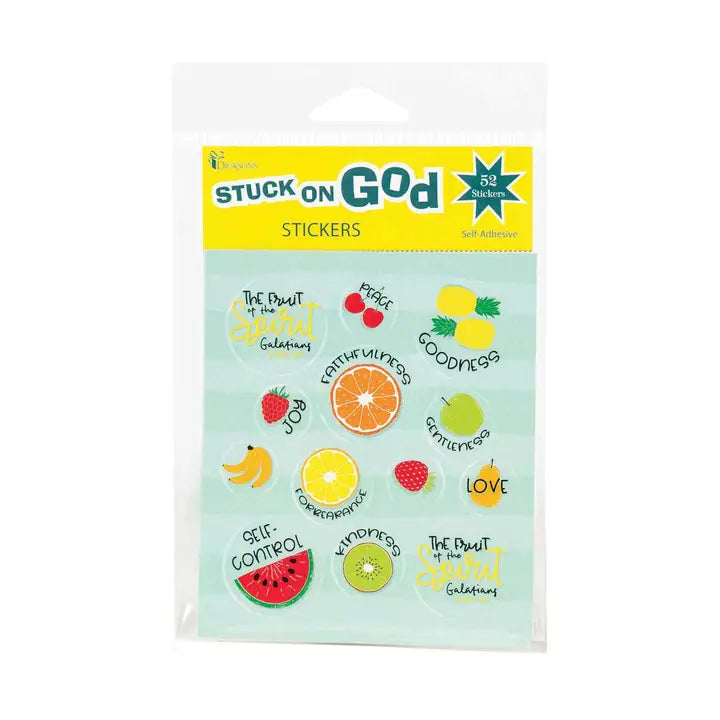 Sticker Fruit of the Spirit, 52 Pcs