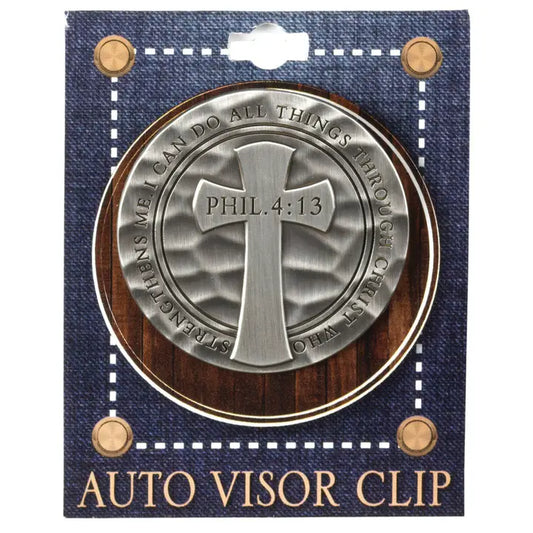 Visor Clip Phil.4:13 I Can Do