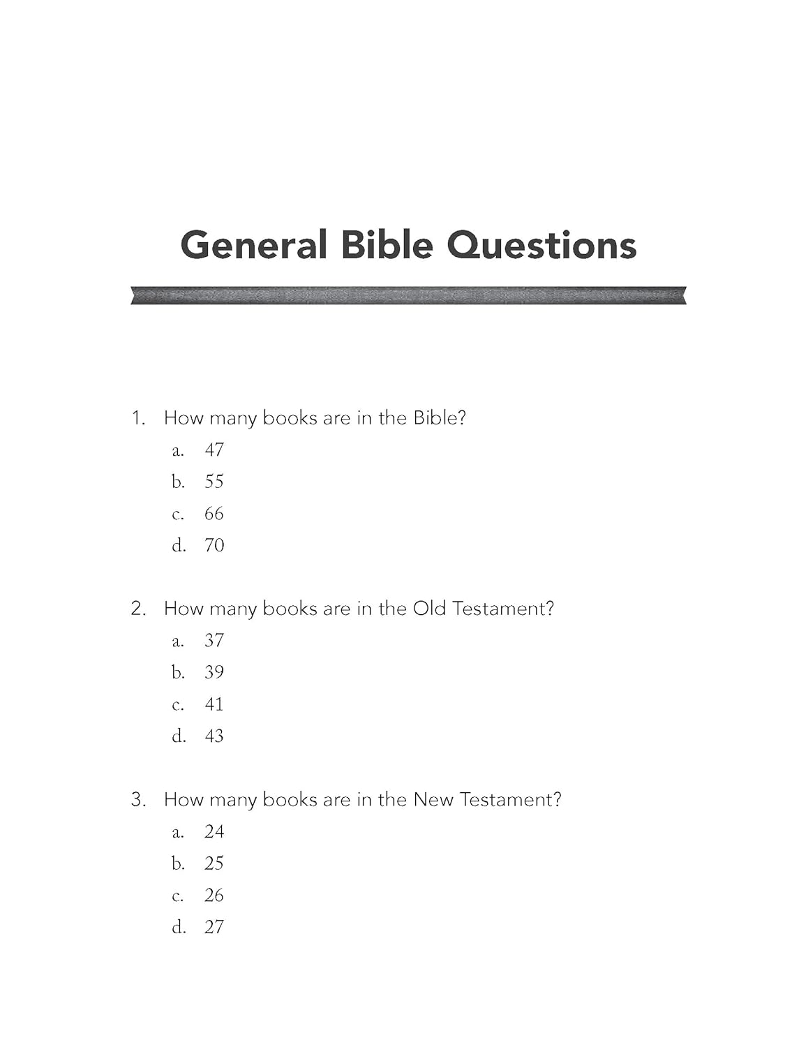 How Well Do You Know Your Bible?