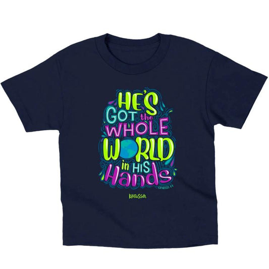 Kerusso Kids T-Shirt He's Got The Whole World In His Hands