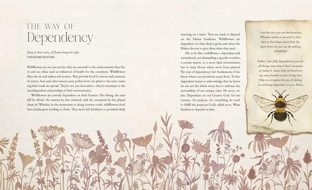 The Way of the Wildflower: Gospel Meditations to Unburden Your Anxious Soul by Ruth Chou Simons