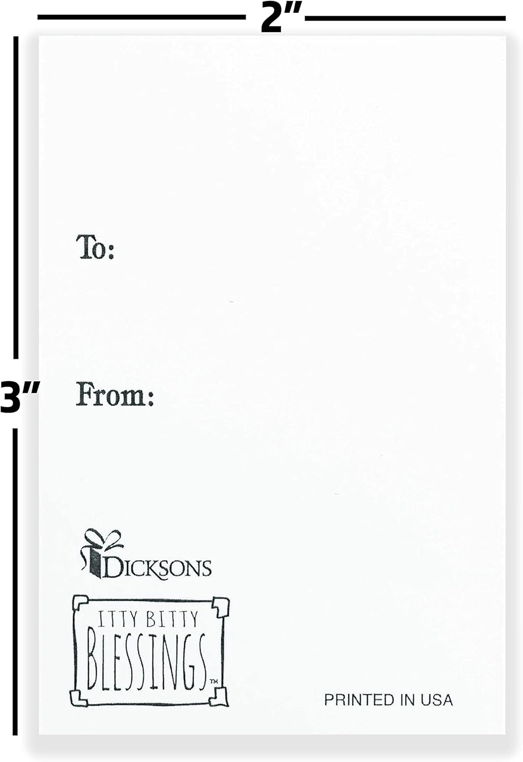 Friendship Treasure Purple Floral Itty Bitty Blessings Card