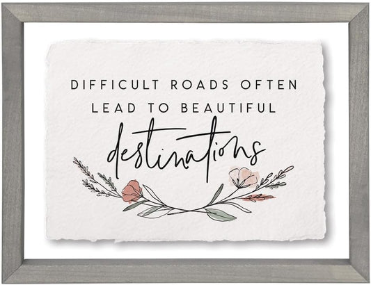 Difficult Roads, 14 x 11 inch Wall Art