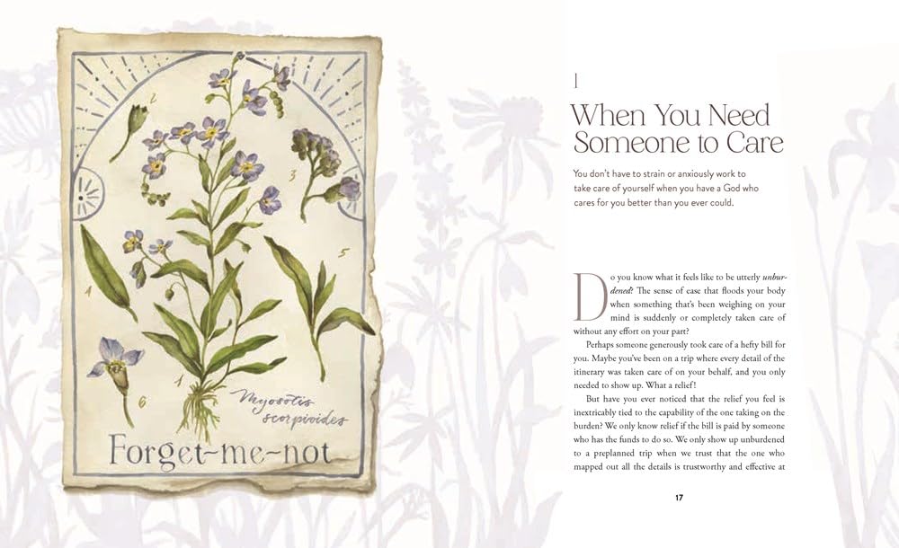 The Way of the Wildflower: Gospel Meditations to Unburden Your Anxious Soul by Ruth Chou Simons