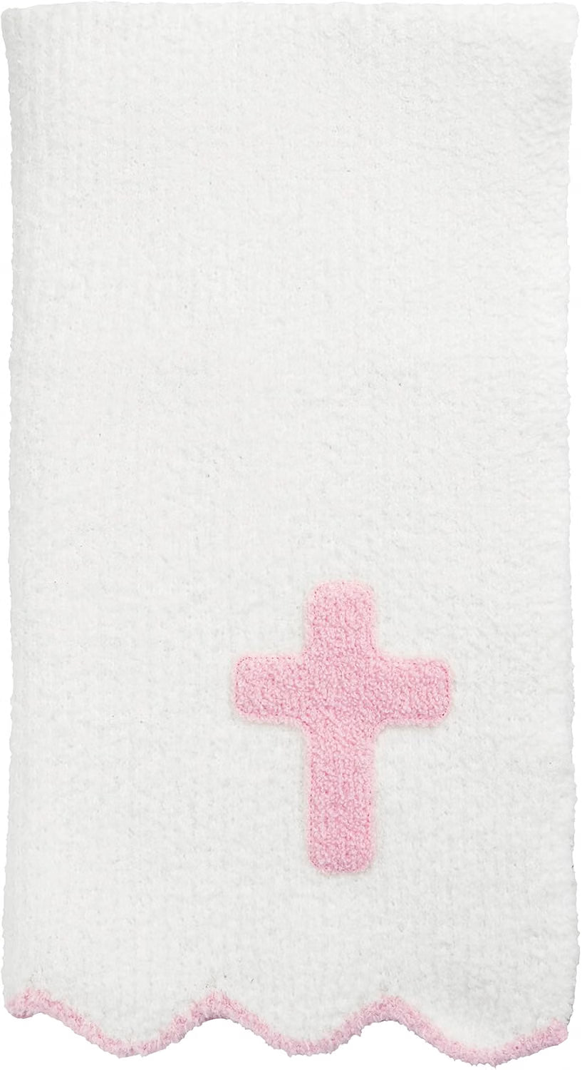 Chenille Cross Blanket