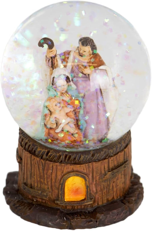 Nativity Glitter Snow Globe, 2.5 inch