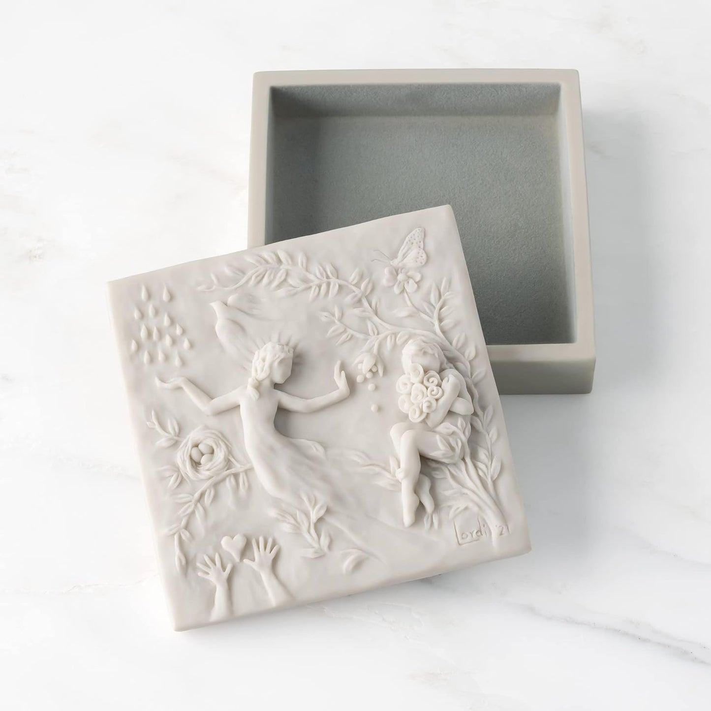 Willow Tree A Healing Wish, Sculpted Jewelry Keepsake Box