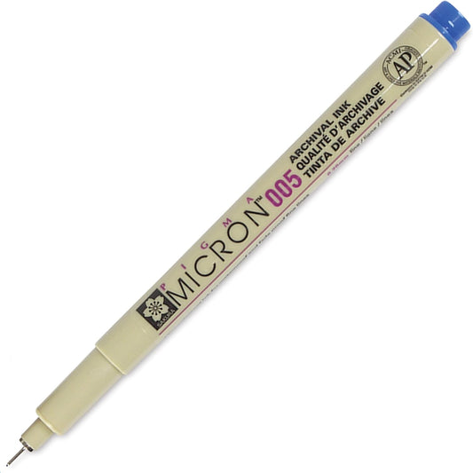 Pigma Micron Pen .20mm: Blue