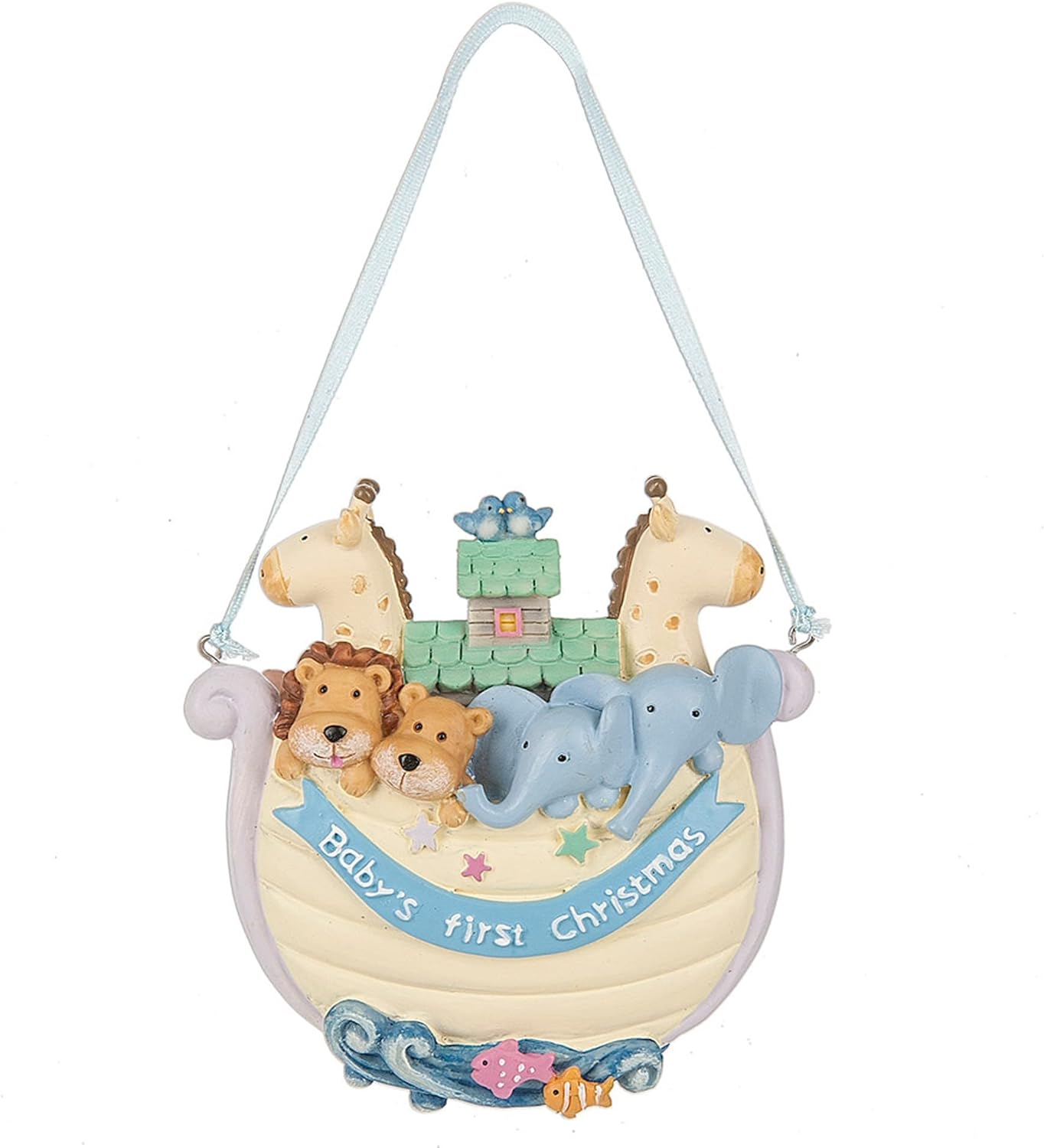 Baby's 1st Christmas Noah's Ark Ornament, 4"