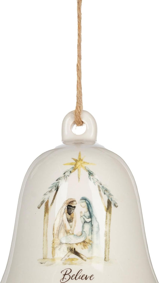 Nativity Scene Bell Ornament