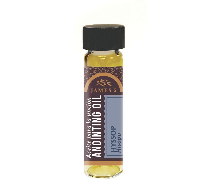 Anointing Oil - Hyssop - Glass Vial (Net Wt. 1/4 oz.)