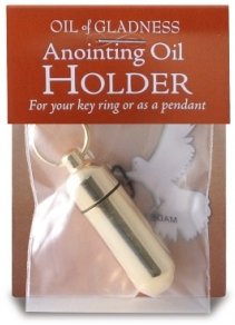Oil of Gladness Anointing Oil Holder- Gold