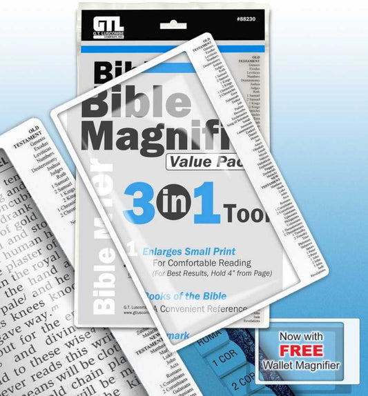 Bible Magnifier 3-in-1 Value Pack