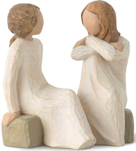 Willow Tree Heart and Soul, Open hearts, Sculpted Hand-Painted Figure