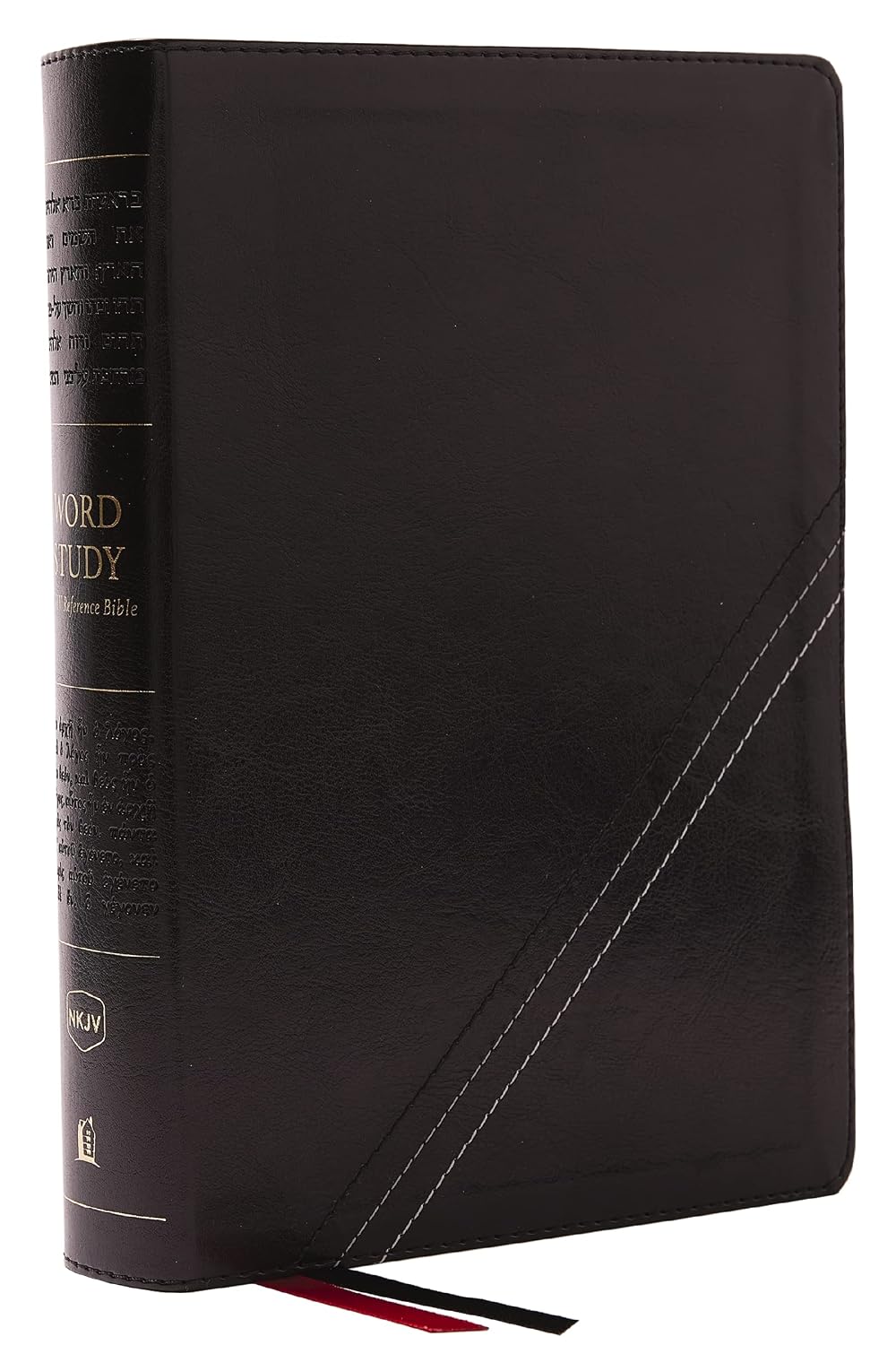 NKJV, Word Study Reference Bible, Leathersoft, Black, Red Letter, Comfort Print: 2,000 Keywords that Unlock the Meaning of the Bible