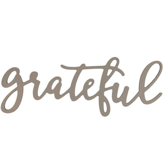 GRATEFUL WALL WORD  GRAY