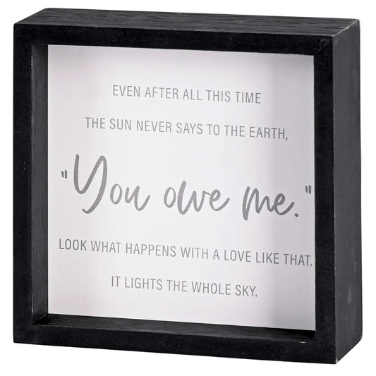 God Loved the World Tabletop 2 Sided, 6"