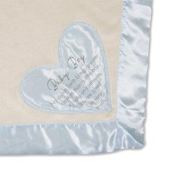 BABY BOY COMFORT BLANKET  BLUE