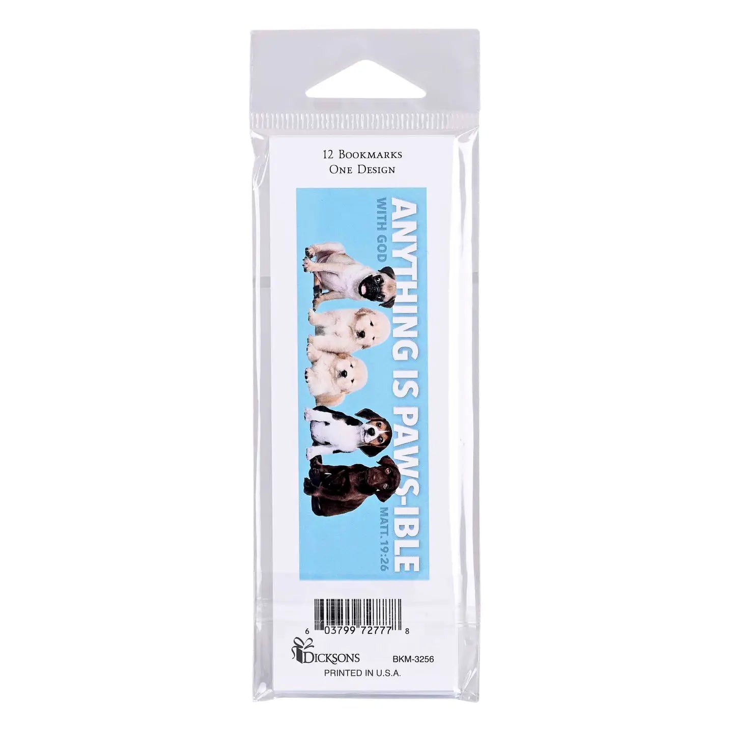 Packaged Bookmarks Anything Paws-Ible