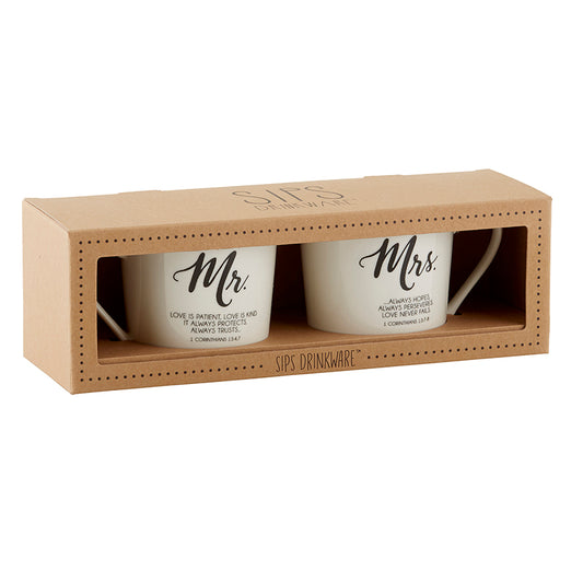 Mr. & Mrs. Mug Set, 2 Mugs