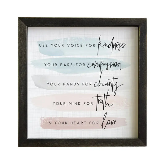 Use Your Voice Rustic Frames (10" x 10")