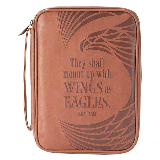 Wings As Eagles Bible Cover Large