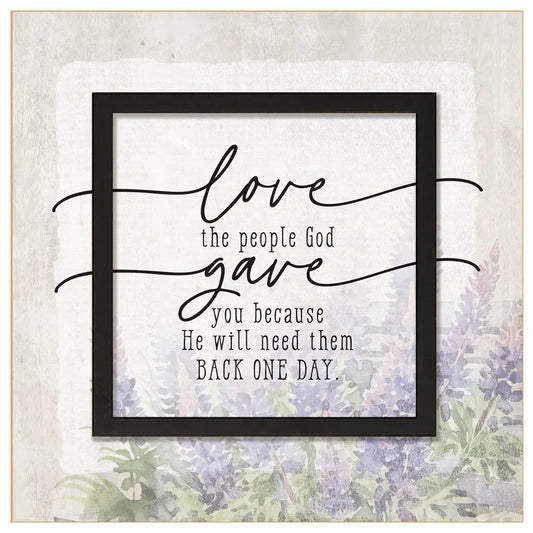 Love the People - Layered Grace - 6X6