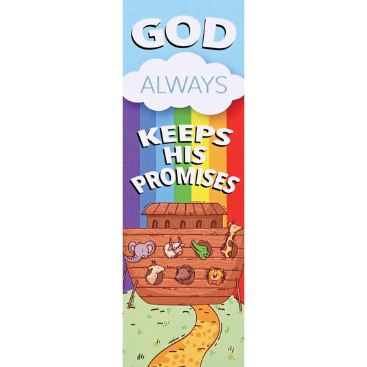 Packaged Bookmarks God Always 2X6 12-Pk