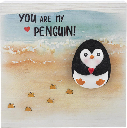 You're My Penguin Sandy Beach 5 x 5 x 1.75