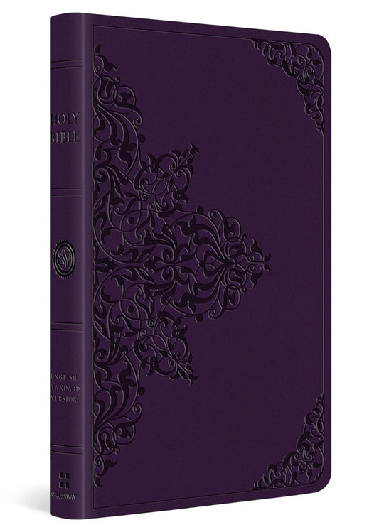 ESV Large Print Value Thinline Bible (Trutone, Lavender, Filigree Design)