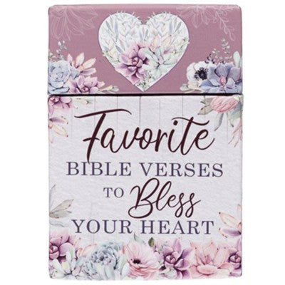 Favorite Bible Verses to Bless Your Heart Box of Blessings