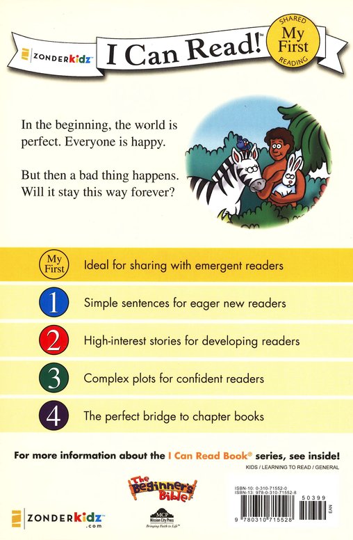 The Beginner's Bible: Adam and Eve in the Garden, My First I Can Read!