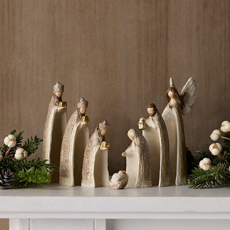 Nativity (Set of 7) 6"H Resin