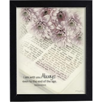 Framed Art I Am with You Always