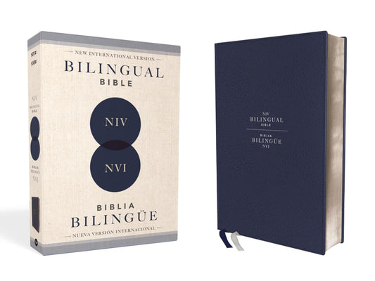 NIV/NVI Bilingual Bible, Revised Text 2022, Leathersoft, Navy / NIV/NVI, Biblia Bilingüe, Revisión 2022, Leathersoft, Azul añil (Spanish Edition)