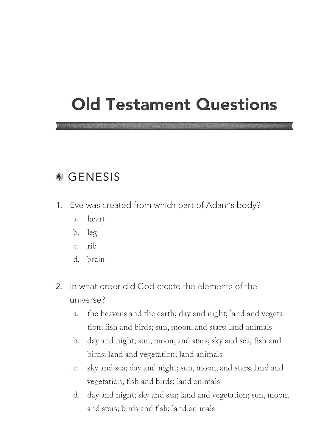 How Well Do You Know Your Bible?