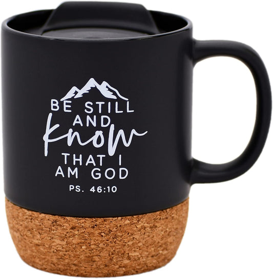 Ceramic Designer Coffee Mug | Be Still and know that I am God Ps 46:10