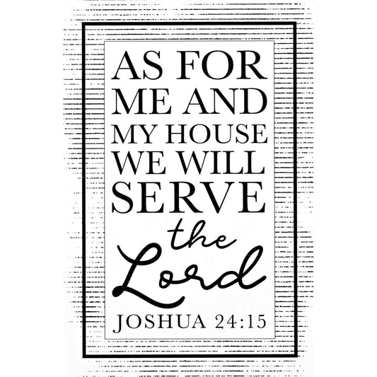 As For Me and My House Itty Bitty Blessings Card
