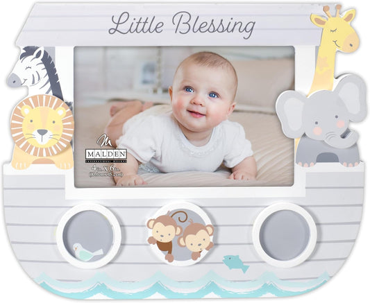 Little Blessing Noah’s Ark Picture Frame 4"x6"