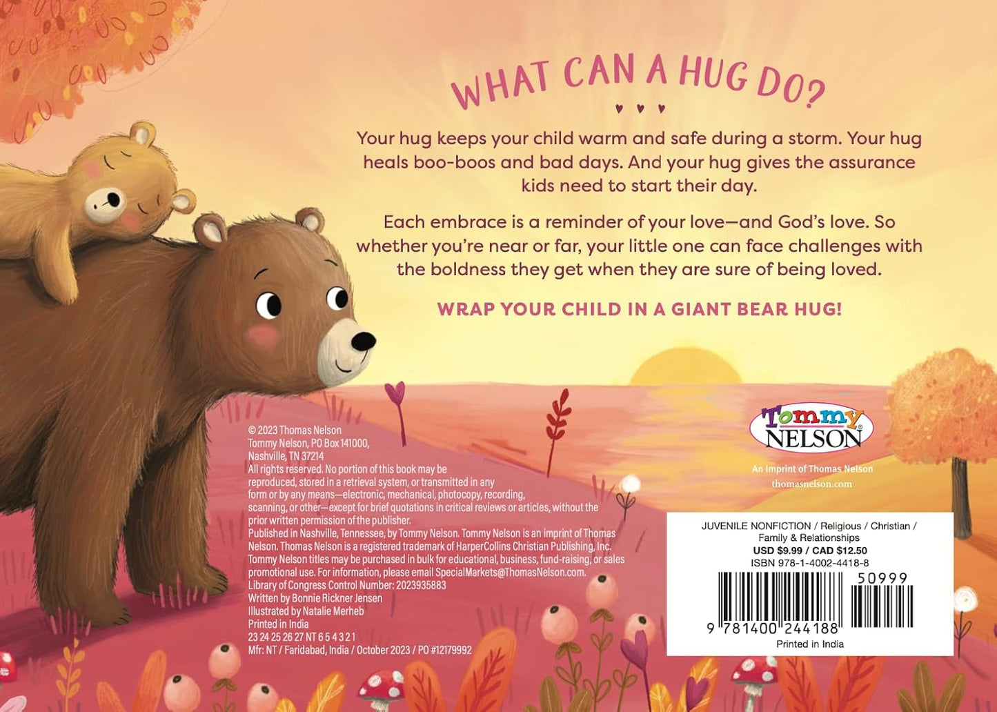 Very Beary Hugs: God's Love Makes Us Brave by Bonnie Rickner Jensen