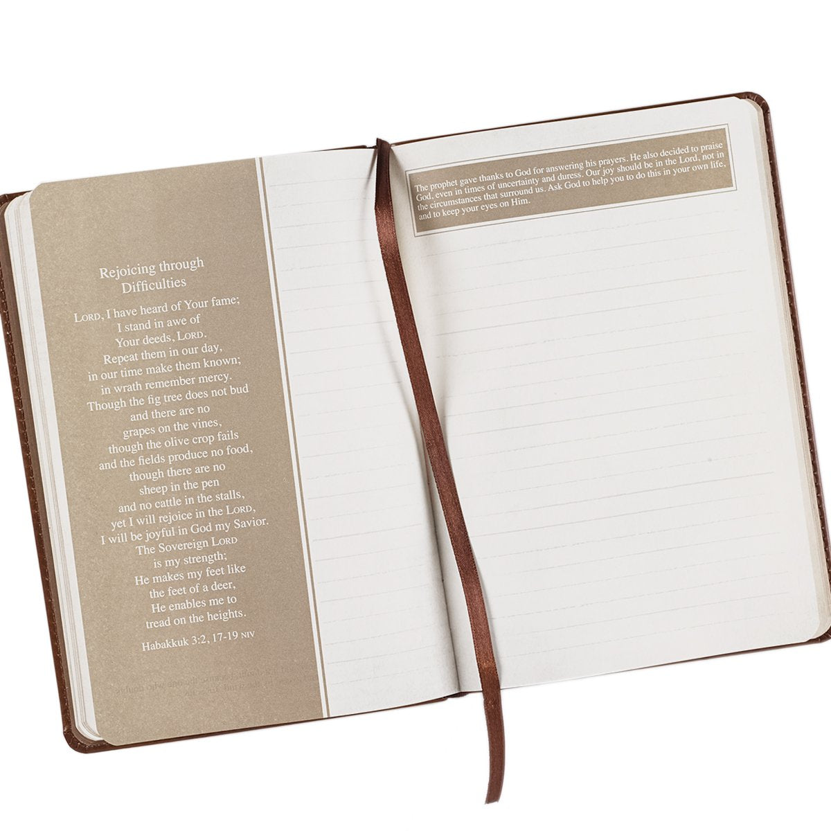 The Lord's Prayer LuxLeather Prayer Journal - Matthew 6: 9-13