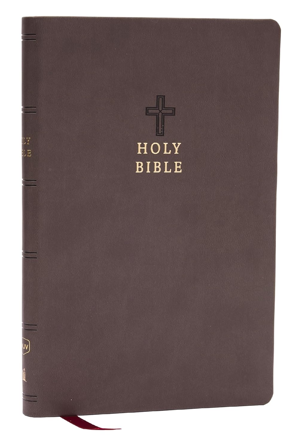 NKJV Holy Bible, Value Ultra Thinline, Charcoal Leathersoft
