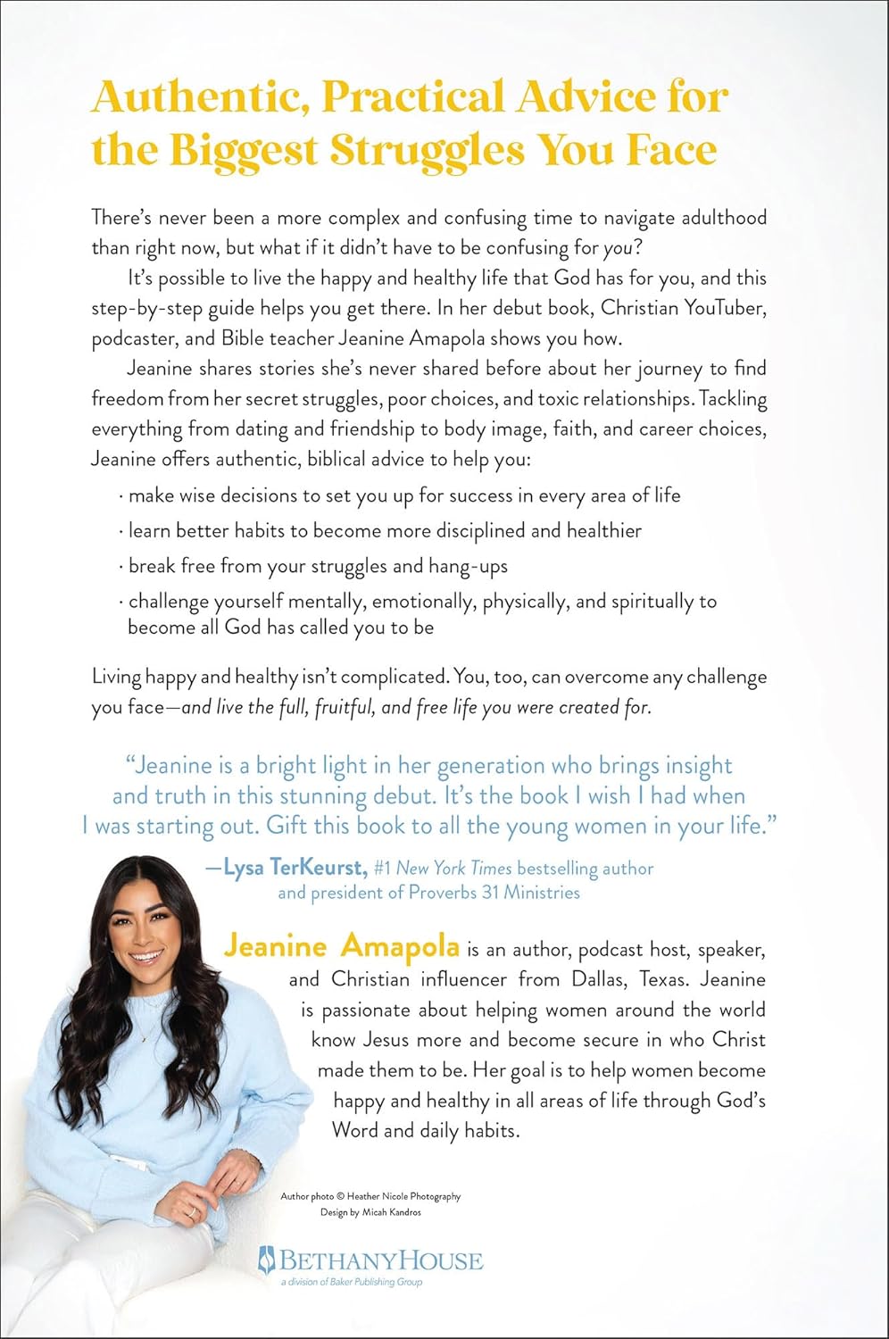 Becoming Happy & Healthy by Jeanine Amapola